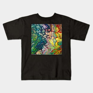 Bright colors paint pour Kids T-Shirt